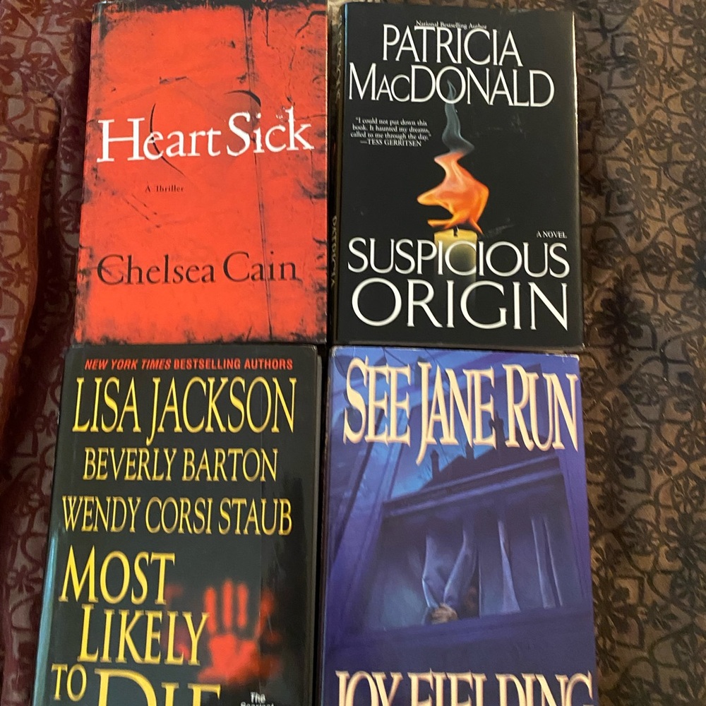 4 thriller novels